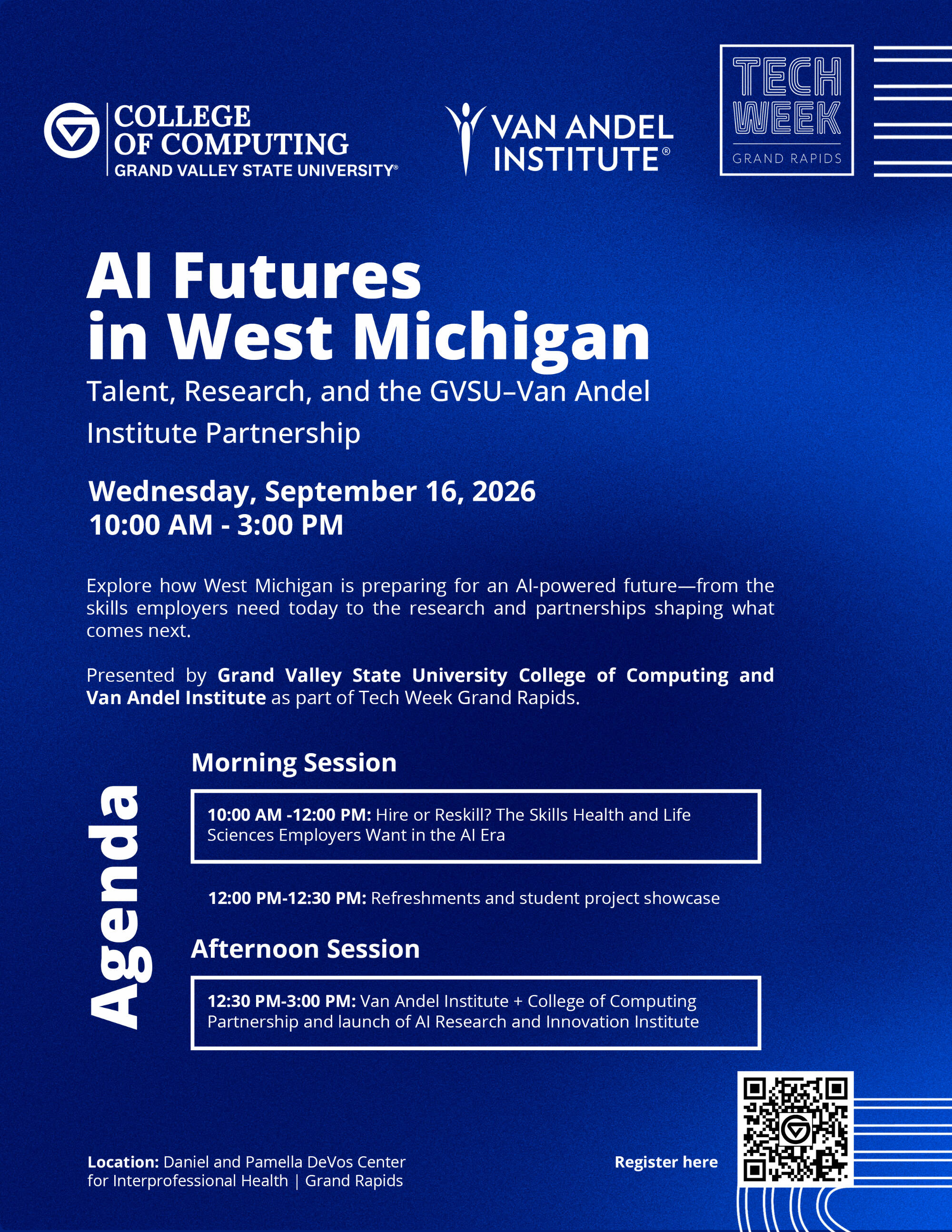 AI Futures in West Michigan Poster